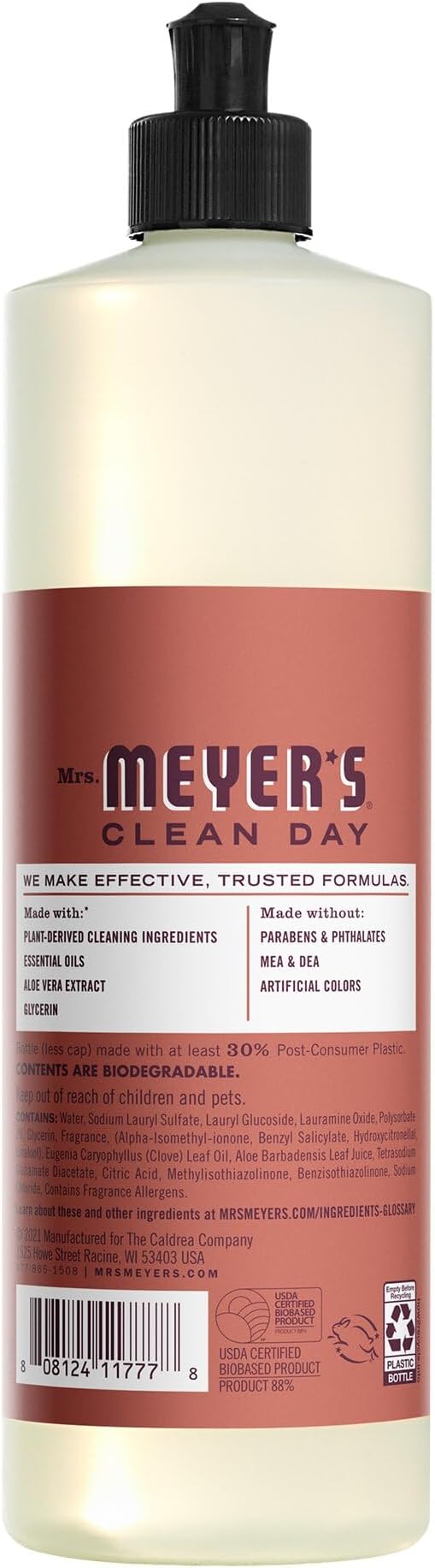 MRS. MEYER'S CLEAN DAY Dish Soap, Fall Leaves Scent, 16 fl oz (1)