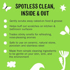 Molly's Suds Sink and All Purpose SCRUB | Gently Removes Stains, Scrubs Away Grease & Gime, Buffs out Scratches | Plant and Mineral Based | 2 Pack, Citrus Scent
