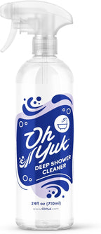 Oh Yuk Deep Shower Cleaner Spray – 24 fl oz | Removes Soap Scum & Hard Water Buildup | Streak-Free Shine for Showers, Tile & Glass | Vegan, Formulated & Made in the USA