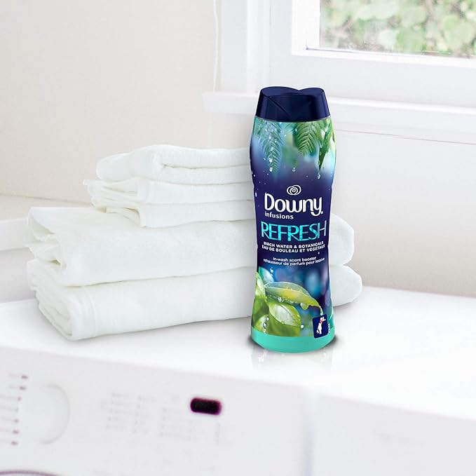 Downy Infusions Laundry Scent Booster Beads for Washer, Refresh, Birch Water & Botanicals, 20.1 oz
