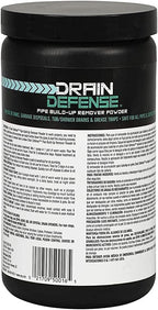Zep Drain Defense Enzymatic Drain Cleaner Powder 18 oz (Case of 12) ZDC16 - Safe for Pipes and Septic Systems