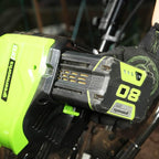 Greenworks Pro 80V 10 inch Cultivator with 2Ah Battery and Charger, TL80L210, Black And Green