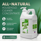Naeterra Aromatherapy Lemongrass Cleaning Concentrate, 64 oz Natural Multi-Surface Cleaner and Deodorizer, Safe for Pets, Home, Pet Areas, and Auto Household Essential Oil Cleaner (Pack of 1)