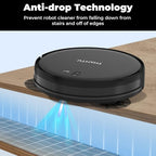 Robot Vacuum Cleaner with Smart Navigation, Powerful Robotic Vacuum Cleaner and Mop for Pet Hair, APP Control, Carpet,Voice Control, Hard Floor, Auto-Recharge