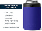 YETI Rambler 12 oz. Colster Can Insulator for Standard Size Cans, Offshore Blue