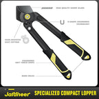 Jardineer 16.5" Garden Loppers for Tree Trimming with Gear Assist, Lightweight Hand Loppers with Steel Blade and Anti-Slip Handles, Cuts up to 1.25" Branches, Yard Shears for Seniors, Women, Men