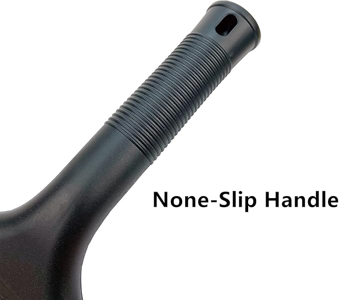 Super Flexible Silicone Squeegee, Auto Water Blade, Water Wiper, Shower Squeegee, 5.9'' Blade and 7.5'' Long Handle, for Car Windshield, Window, Mirror, Glass Door, Black Green