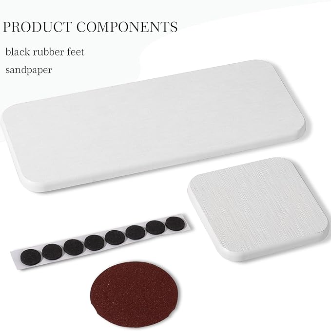 2 PCS Water Absorbing Stone Tray for Sink, Diatomite Bathroom Tray Quick Dry Dish Soap Holder Kitchen Sink Organizer for Modern Home Decor - White