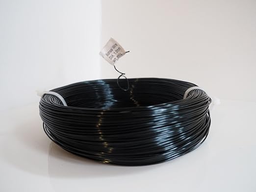 Anodized Aluminum 1.0mm Bonsai Training Wire 250g Large Roll (375 feet) - Choose Your Size and Color (1.0mm, Black)
