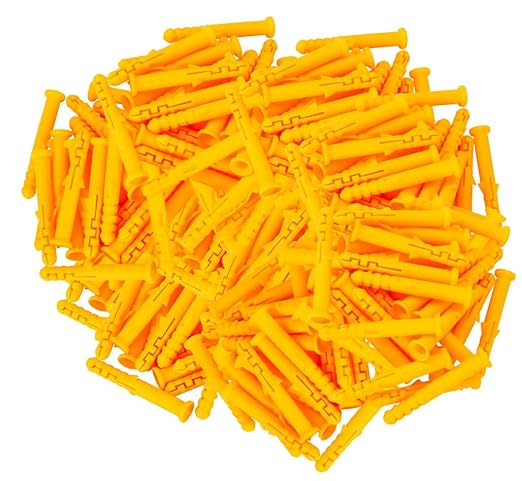 90 Pcs Premium Quality Plastic Drywall Wall Anchors (Screws No Included),Bulk Pack #8x2-2/5