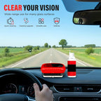 Automotive Oil Film Cleaning Brush,Antifog & Rainproof Glass Cleaning Board for Car Windows,Car Glass Oil Film Remover with Refill,windshield cleaner tool For Improves Clarity (1)