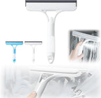 3 in 1 Spray Squeegee, 3 in 1 WindowSqueegee Cleaner, Spray WindowSqueegee Cleaner Tool with SprayBottle, for Car, Window (White)