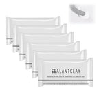 Waterproof Sealant Mastic,Repair Sealing Clay,Quick Mending Mud for Drain Connection,for Holes and Gaps Wall Filler,Air Conditioning Hole Waterproof Seal Putty(6pcs)