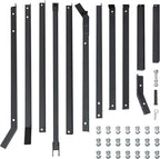 Driveway Drag Grader Harrow 84 Inch with 2 Adjustable Bars Driveway Drag Grader for Landscape Leveling or Farm Garden Field