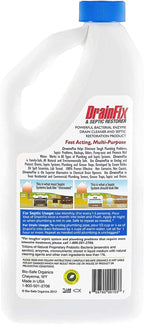 Bio-Safe Organics - Septic Tank Shock - Small Combo Drainfix & Small BOSS package - Patented Exxon Valdez Septic Tank Treatment - Septic Maintenance