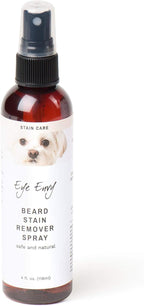 Eye Envy Beard Stain Remover Spray for Dogs/Cats. 100% Natural, Safe. Remove Stains from Drooling, Saliva, Food, Runoff from Tearing. Treats The Cause. Removes Odors. Keeps Dog Beards Clean. 4oz