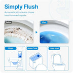 Disposable Toilet Bowl Cleaners(10 Tablets) Odor Eliminator, Fresh Scent, Multipurpose Residential and commercial Toilet Cleaners 2-3 week Lasting Toilet Bowl Cleaner