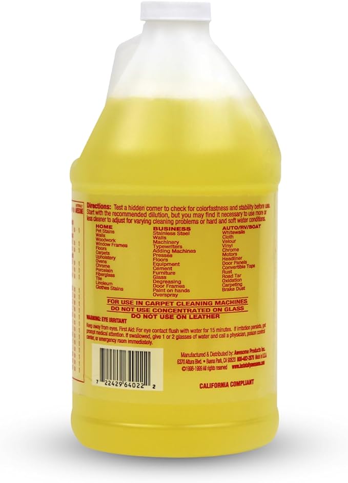 La's Totally Awesome All Purpose Cleaner Combo – 24 oz Spray + 64 oz Refill – Heavy Duty Degreaser & Multipurpose Cleaner for Home, Kitchen, Bathroom, Floors & More