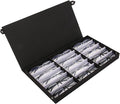 15-Slot Eyeglass Case Organizer - Large Capacity Storage for Prescription Glasses & Eyeglasses, Great for Retail & Home Use