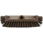 SPARTA Multi-Level Tile Scrub Brush 12" Wide Brush Head, Heavy-Duty Tile Cleaning Brush with End Bristles for Commercial Tiles, Tubs and Floor, Plastic, 12 Inches, Brown, (Pack of 12)