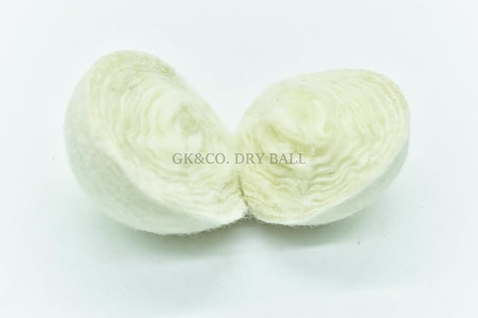 Pack of 10 Wool Laundry Dryer Ball by GK&CO-Reusable Extra Large Premium Natural Fabric Softener, Reduces Clothing Wrinkles, Eco-Friendly~Made of 100% Pure New Zealand Wool~Made in Nepal (10)