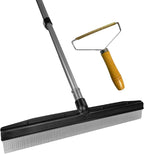 Room Groom Carpet Rake Groomer with Telescoping 54" Adjustable Handle & Portable Lint Remover Brush Tool, Carpet Brush Ideal for Pet Hair, Refreshing Carpets, Rugs, and Artificial Turf