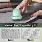 Fabric Shaver, Lint Remover for Clothes, Electric Lint Shaver with 6-Leaf Blades, Sweater Shavers to Remove Pilling for Clothing, Couch, Furniture, Fuzz, Lint Ball, Pillings, USB Rechargeable