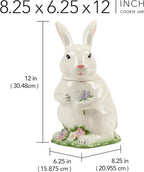 Certified International Easter Morning 3-D Bunny Cookie Jar, 64 oz.