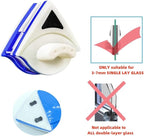 Magnetic Window Cleaner Tool Glass Wiper, Double Sided Window Cleaner Windows Cleaning Brush for High-Rise Household Cleaning Windows Thickness 0.1''-0.4'' (5-7mm)