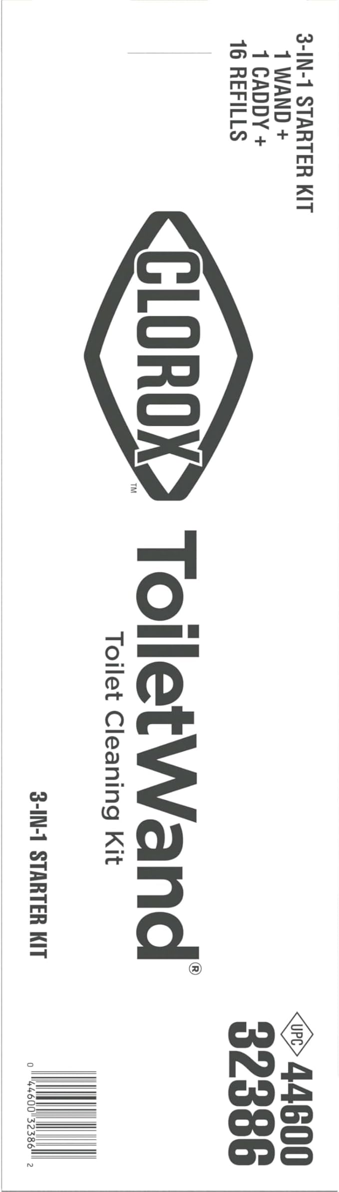 Clorox Original Toilet Cleaning System - ToiletWand, Storage Caddy and 16 Heads, (Package May Vary)