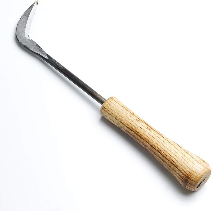 Wazakura Bonsai Repotting Sickle MADE IN JAPAN, Japanese Gardening Tool for Transplant - 2inch(50mm) Blade