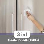 Swanky Stainless Steel Cleaner Wipes - Grime & Grease Remover Kitchen Cleaning Supplies - Clean & Shine, For Stove Top, Refrigerator, Sink, Oven, & Household Appliances - Canister, 600 Count