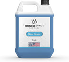 Honest Wash Car Glass Cleaner – Ammonia-Free Streak-Free Formula for Glass, Mirrors, Windshields, & Hard Surfaces | Safe for Plastic, Stainless Steel, Porcelain, and More | Made in the USA (128 Fl Oz)