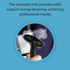 Steamer Hanger Stand with Garment Steamer Ironing Gloves,Garment hanger for steaming clothes,Steam rack for clothes,Handheld garment steamer rack