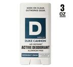 Duke Cannon Midnight Swim Aluminum-Free Deodorant for Men - Air Defense, Sandalwood + Lavender Scent, 3 oz – Long-Lasting, Clear Glide, Skin-Soothing Formula