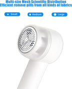 Lint Remover,Fabric Shaver for Clothes,Electric Lint Shaver Rechargeable Long-Lasting Battery,Portable Clothes Shaver Pill Remover,Large Shaving Area 2 Speeds Effortlessly Cut Fuzz Ball Pilling