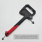 14" Axe with Saw Knife and Protective Box for Outdoor Use, Camping, Hiking, Garden