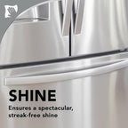 Weiman Stainless Steel Cleaner, 30 Count Wipes, Anti-Fingerprint, Removes Grease, Water Spots, Streaks & Residue, Polishing Cleaner Safe for Appliances, Chrome, Sinks & Grill Exteriors