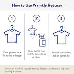 Clean People Wrinkle Reducer Spray - Clean Ingredients - Non-Toxic Formula - Removes Wrinkles, Static, and Odors - Unscented - Fabric Safe - 16oz…