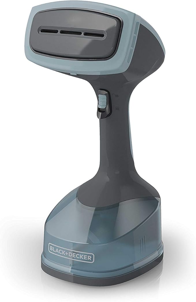 BLACK+DECKER Advanced Handheld Steamer for Clothes, Fast Wrinkle Removal, Auto Shut-Off, Attachments for Delicate Fabrics, Lint Removal, and Steaming Curtains, Upholstry (HGS200)