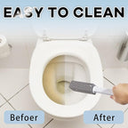 2 Packs Pumice Cleaning Stone with Extra Long Handle, Pumice Stone for Toilet Bowl Cleaning for Cleaning Toilets, Bathtubs, Grills, Swimming Pools, Sinks