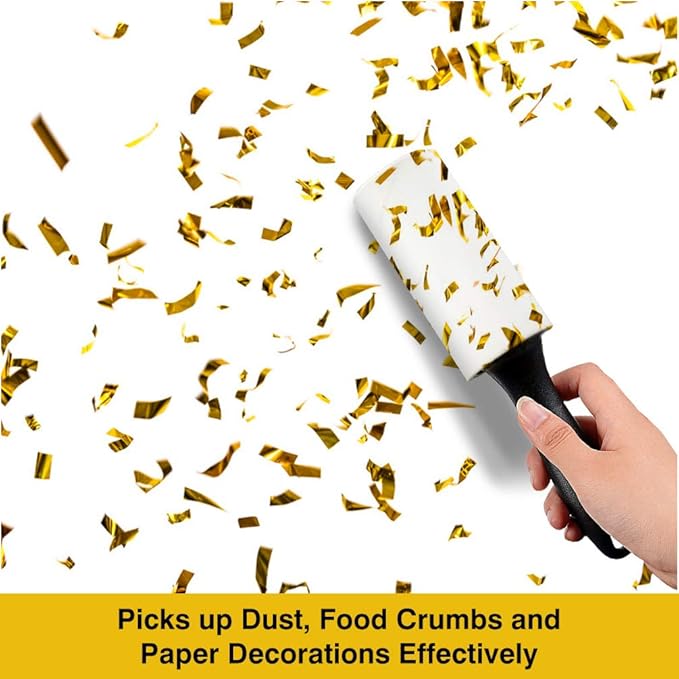 Extra Sticky Lint Rollers for Pet Hair Small Pet Hair Rollers Dog Cat Fuzz Clean Removal Rolls Easy Tear Sticky Lint Roller Removers for Clothes Couch Furniture, 450 Sheets Total, 5 Packs