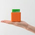 2 Pack Silicone Laundry Brush Scrub Multi-use Household Cloth Washing Brush Dual-use Scrubbing Brush for Clothes Underwear Shoes, Plastic Soft Cleaning Tool