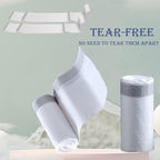 5 Gallon Heavy Duty Trash Bags 1.2 Mil THICK Reinforced Drawstring | Pre-Separated Liners for Kitchen, Bedroom, Bathroom Office for 5 Gallon Bucket & Mesh Trash Can | Tear & Leak Resistant 100 Count