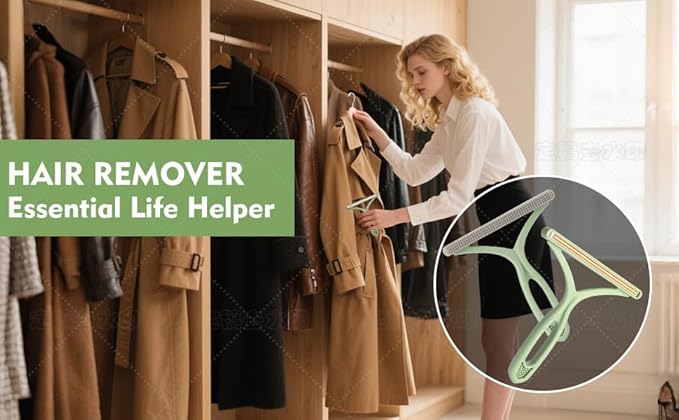 3 in 1 Lint Remover,Pet Hair Remover, Dog Cat Hair Remover,Carpet Rake,Lint Brush,Lint Shaver for Carpets, Multi Fabric Edge and Carpet Rake,Car Mat,Couch,Pet Bed,Furniture & Rug(1 PC)