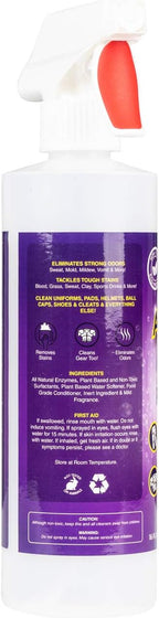 AthletX Amazing laundry detergent liquid Sports Wear Stain & Odor Remover - Grass, Blood & Sweat Stains & Odors - Workout Clothes - Natural Enzymes - USA Made