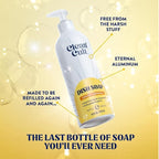 Bundle of Cleancult Dish Soap Liquid Refills (32oz, 1 Pack) - Lemon Verbena + Cleancult - Lemon Verbena - Liquid Dish Soap - Refillable Aluminum Bottle - 16 oz