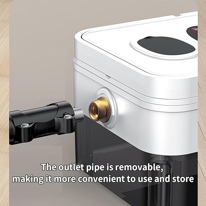 Portable Steam Cleaner Handheld Steam Cleaner High Pressure Steamer for Deep cleaning 1200ML Steam Cleaning Machine for Home Use With 6 Brushes Cleaning for Couch Auto Floor (White)