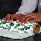 The Useless Brand Reusable Paper Towels Roll | 12 Eco Friendly Washable Cotton Flannel Towels w/Cardboard Roll | Zero Waste & Sustainable | Fits on All Holders (Cactus, 12 Towels)