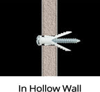 HASWARE Plastic Drywall Wall Anchors Screw Assortment Kit 116PCS-Includes 4 Different Size Anchors and Screws,Wall Plug Bolts Expansion Bolt for Wallboard Concrete Pciture Hanging